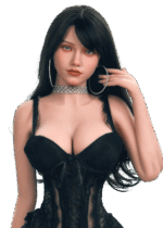 DutchDoll Alexis | 159 cm Poupée sexuelle réaliste DutchDoll Alexis 159 cm en TPE avec cheveux noirs, yeux bleus, seins en gel et silhouette sablier élancée, sex doll au toucher doux.