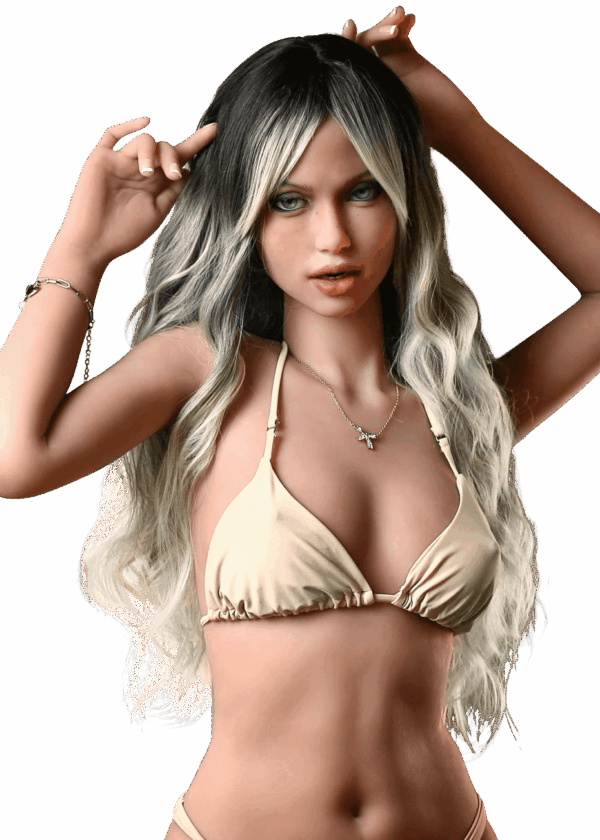 DutchDoll Chloe | 161 cm Aucune catégorie Poupée sexuelle réaliste DutchDoll Chloe 161 cm en TPE avec cheveux châtain clair/dorés, yeux marron, seins en gel et courbes voluptueuses, sex doll à la peau douce.