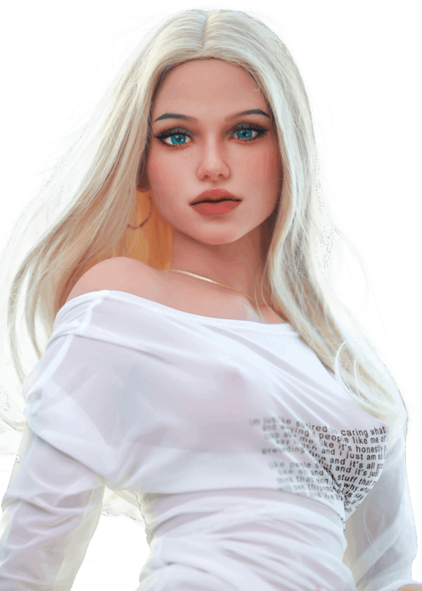 DutchDoll Sara | 158 cm En stock Poupée sexuelle réaliste DutchDoll Sara 158 cm en TPE avec cheveux blond clair, yeux verts, peau douce et squelette EVO+ souple pour des mouvements naturels.