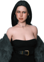 Poupée sexuelle réaliste Naomi 160 cm en pose naturelle, poupée sexuelle en silicone plus vraie que nature avec un visage détaillé et des proportions d'adulte pour une expérience personnalisée.